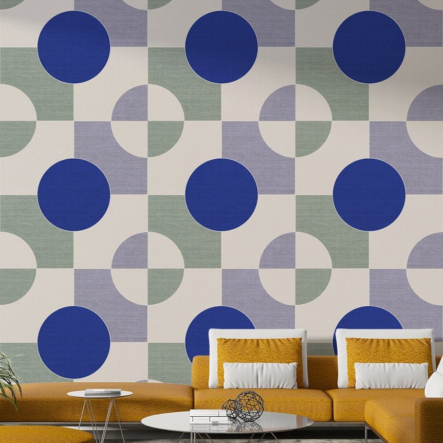 Geometric 01 Wallpaper with soft abstract curves

