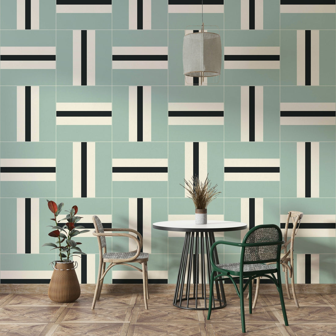 Geometric 05 Wall Mural – Calm Modern Wallpaper Design