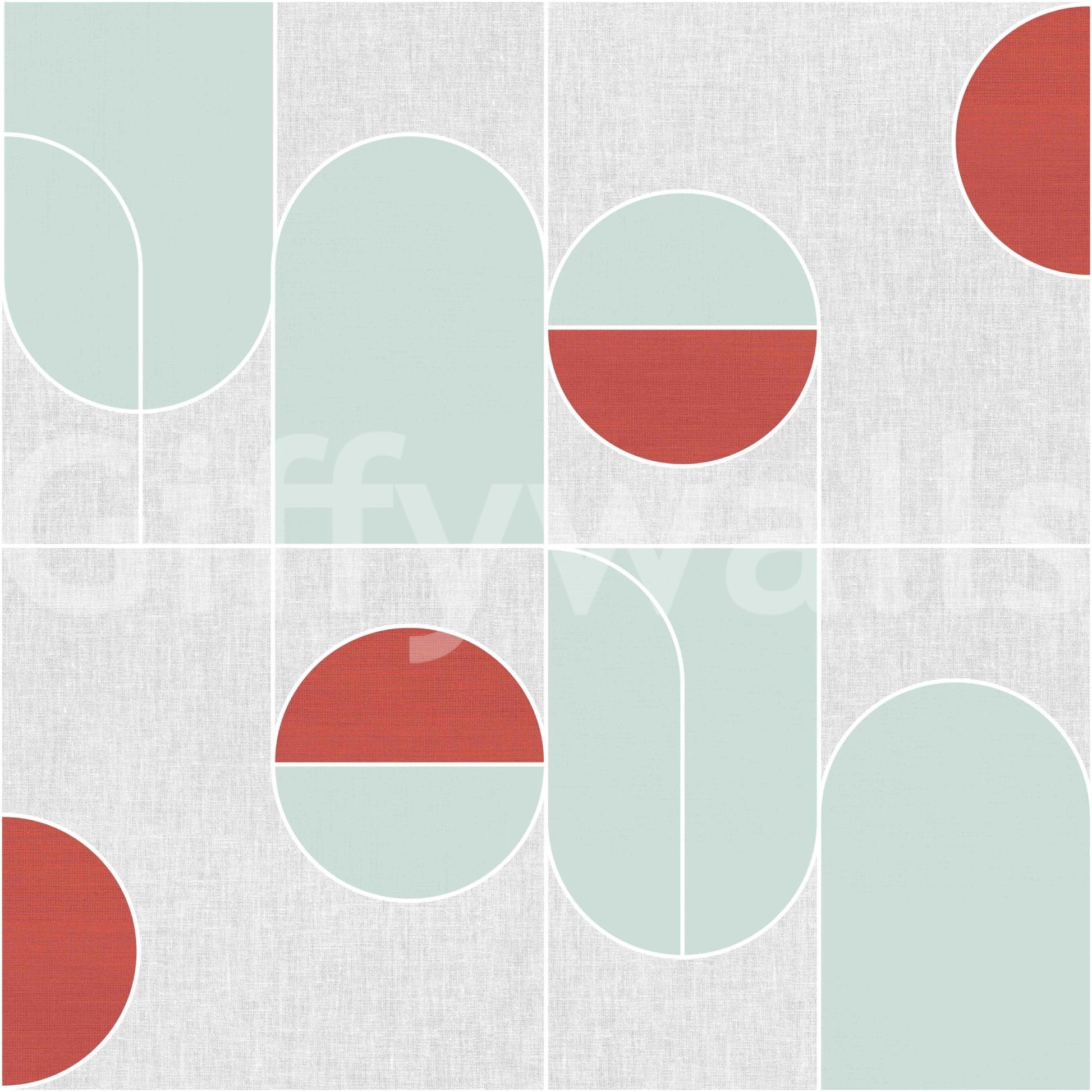 Wallpaper with structured layout and calming rhythm

