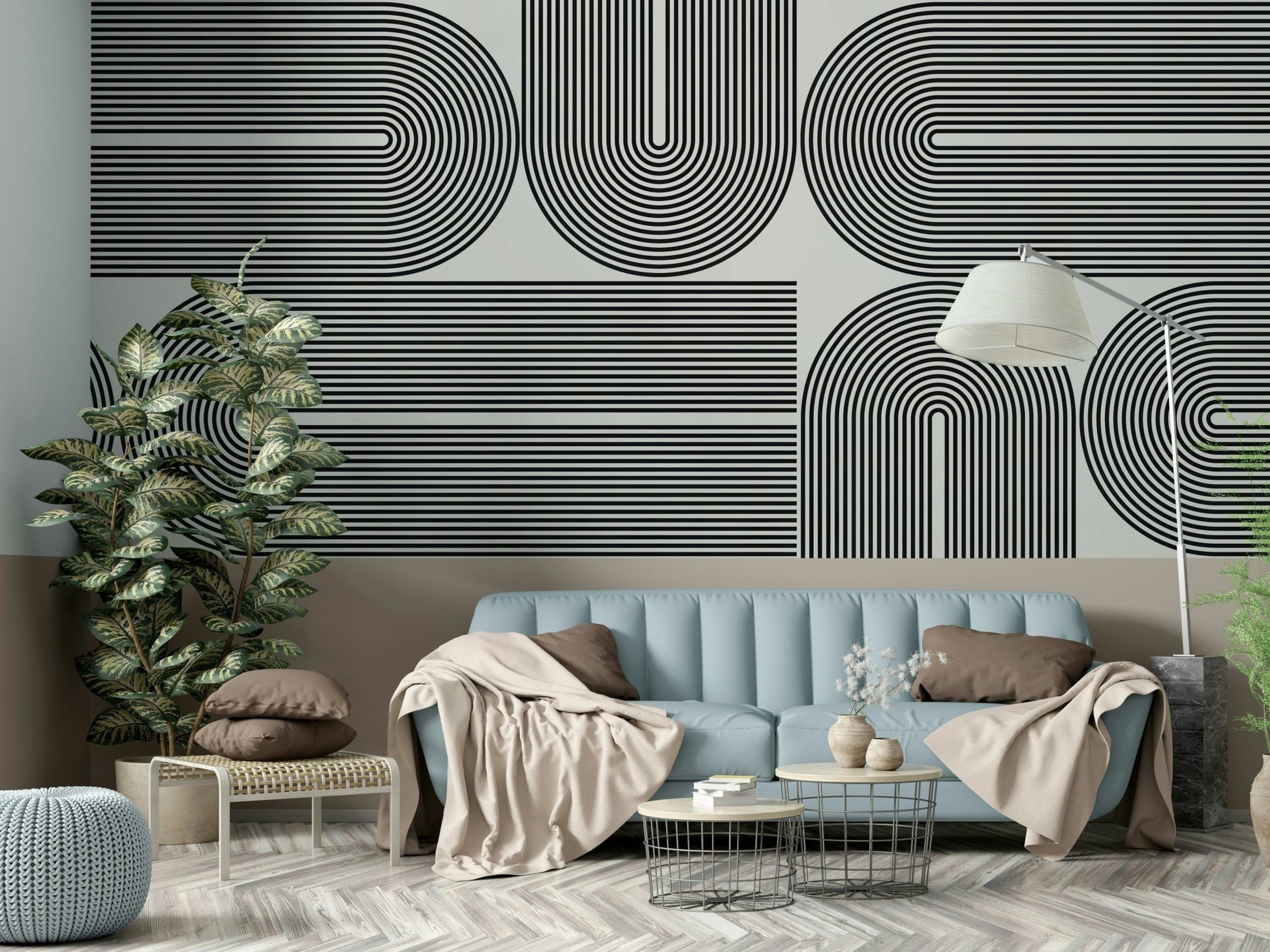 A large-scale art print with a modern aesthetic.

