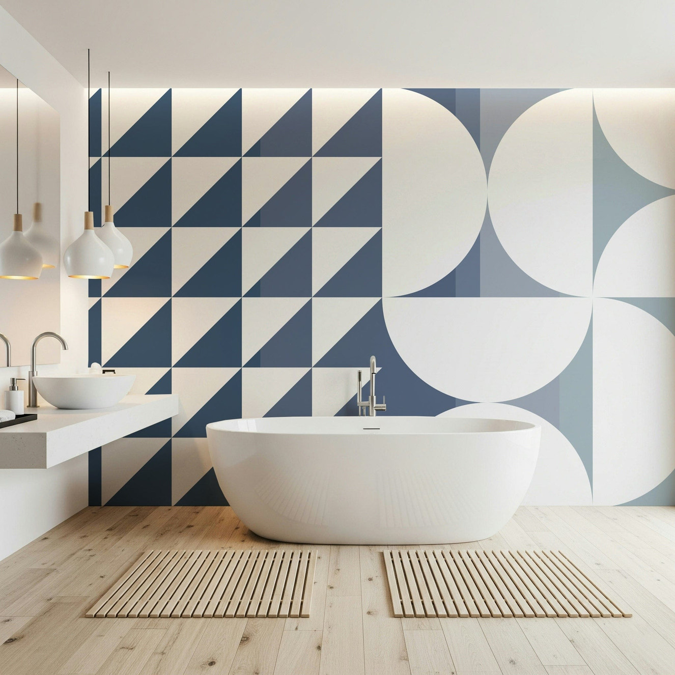 Symmetrical Shift Wall Mural