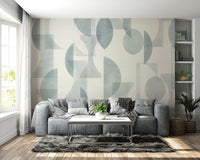 An interior with a modern and elegant accent wall

