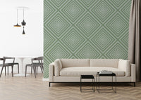 Sage decorative wall mural subtle angular pattern wall mural subtle impact.