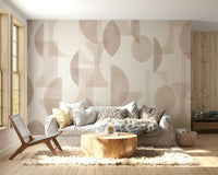 Detailed view of the geometric shapes and colors

