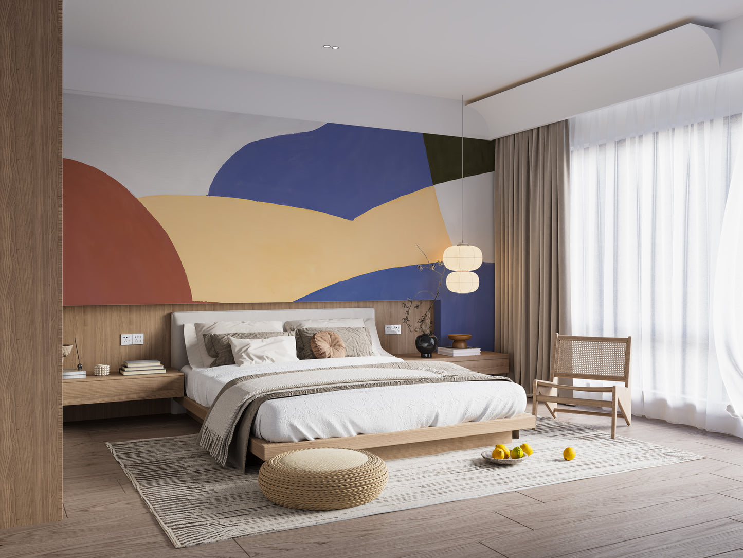 Artistic Vivid Watercolor Wall Mural - Giffywalls