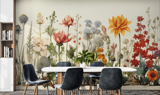Flora Elegance Botanical Wallpaper - Giffywalls