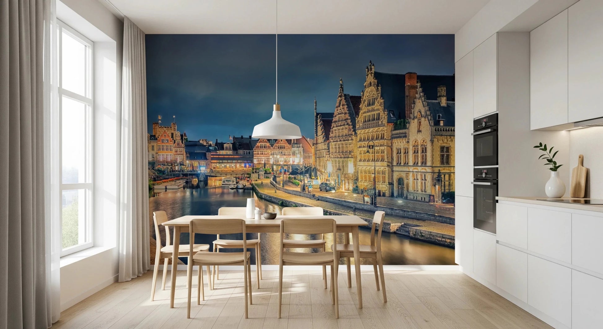 Ghent Lights Wall Mural