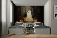 Ghost and Black Cat Wall Mural custom print