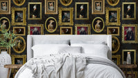 Gilded Animal Aristocracy Wallpaper.

