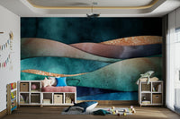 A sophisticated and luxurious wall covering.

