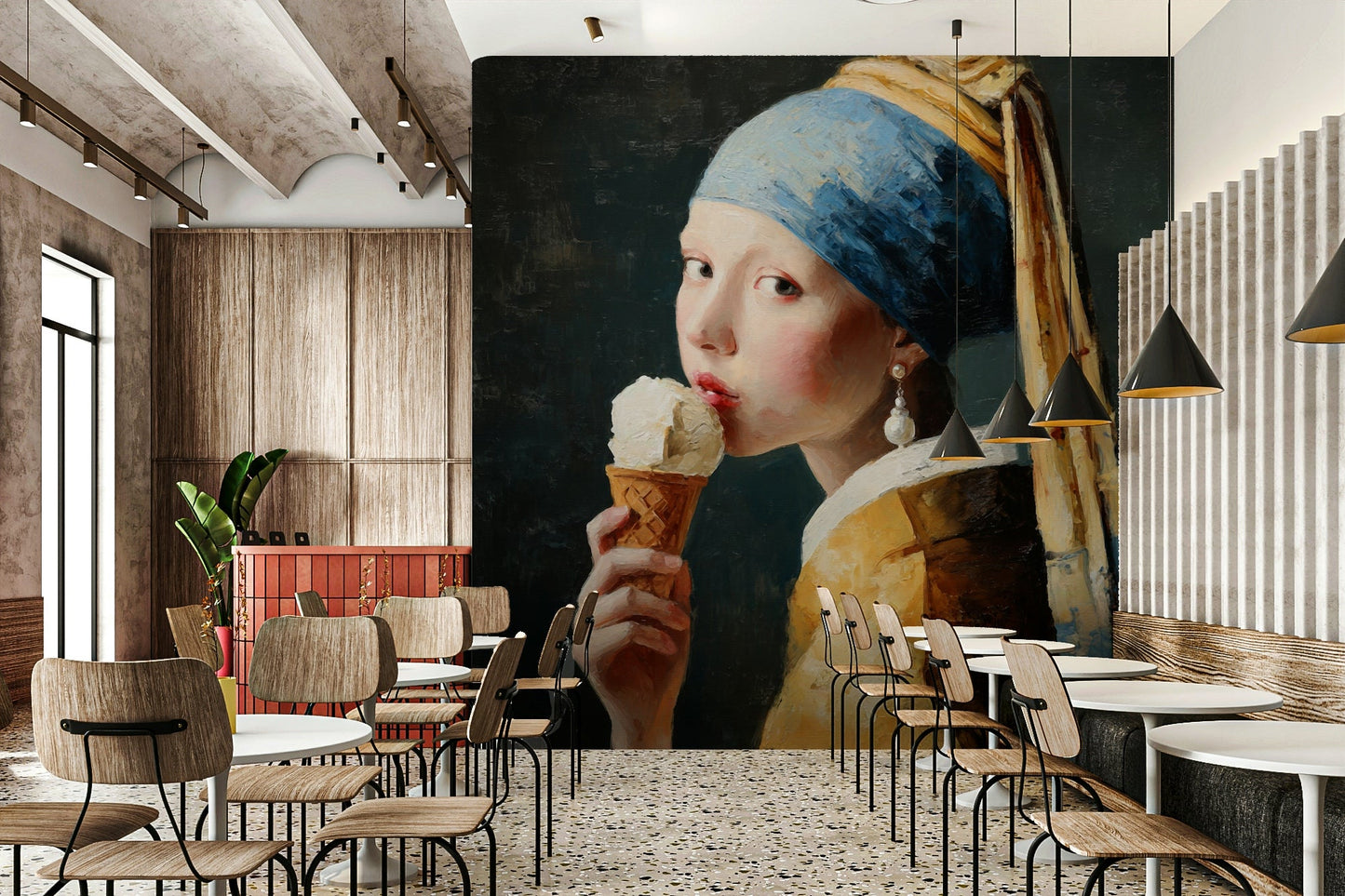 vermeer parody wallpaper

