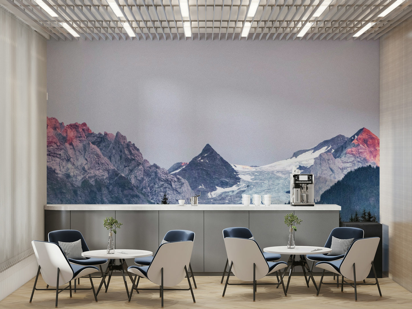 Glacier topper tapet