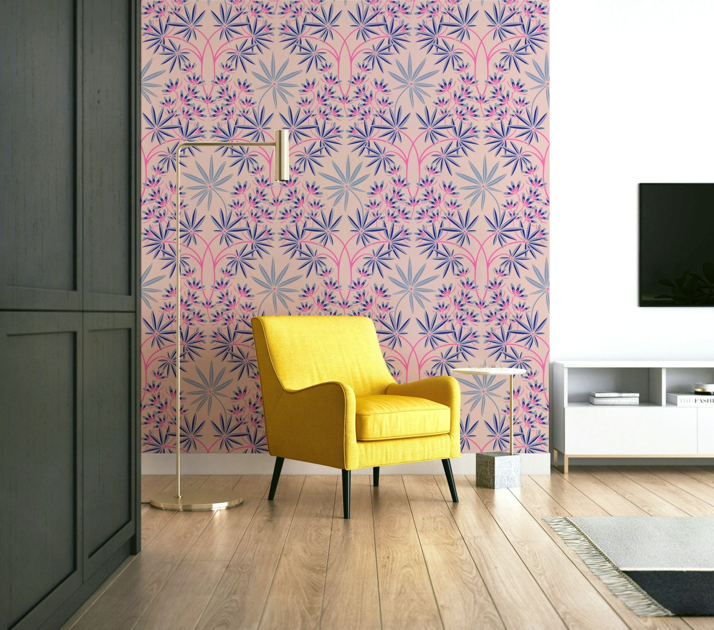 Seamless pattern for wall application.

