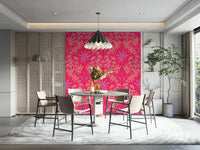 Wall decor evoking lavish and vibrant style.

