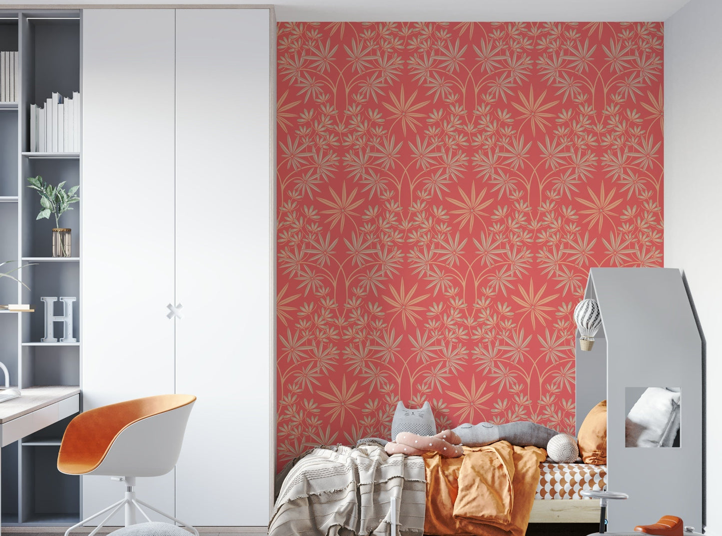 Seamless pattern for wall application.

