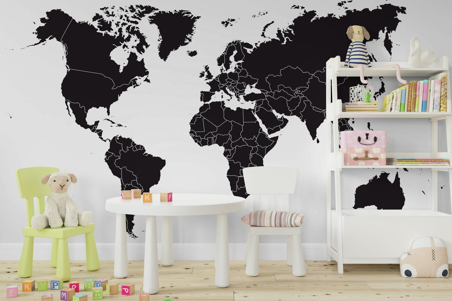 Global perspective wallpaper map

