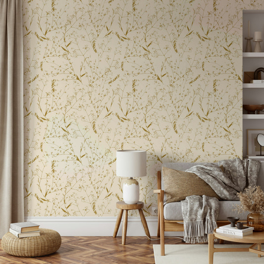 Subtle Summer Meadow gentle wallpaper