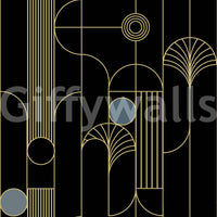Golden Arcadia Harmony Deco Wallpaper⁠