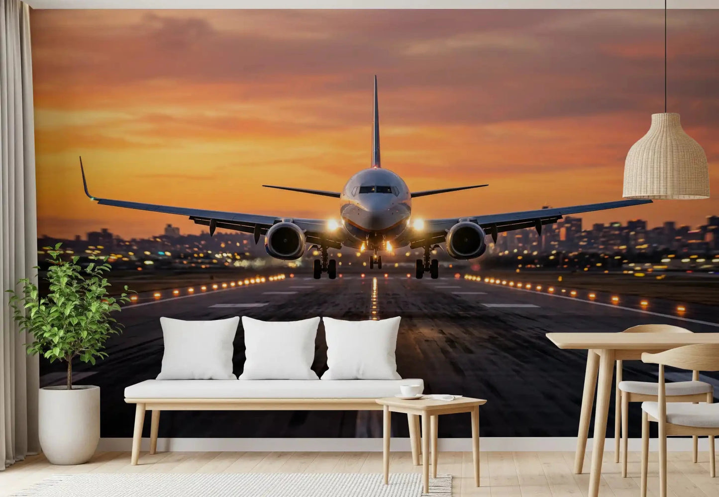 Golden Hour Ascent Wall Mural