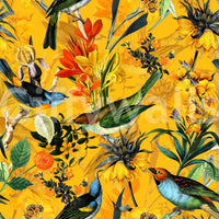 Elegant bird wallpaper with golden hour tones and peaceful ambiance.

