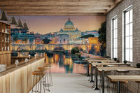 Golden Hour in Rome Wall Mural