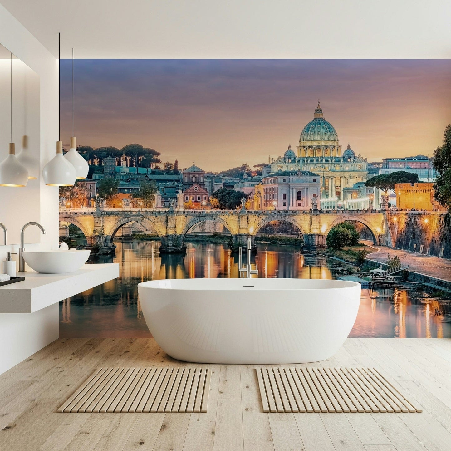 Golden Hour in Rome Wall Mural