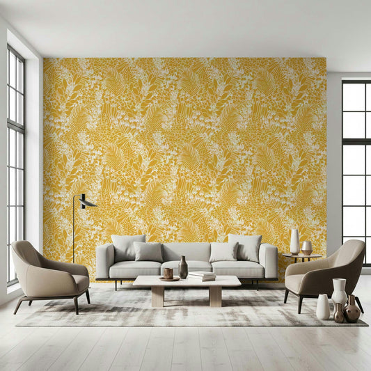 Golden Meadow Dream Wallpaper⁠