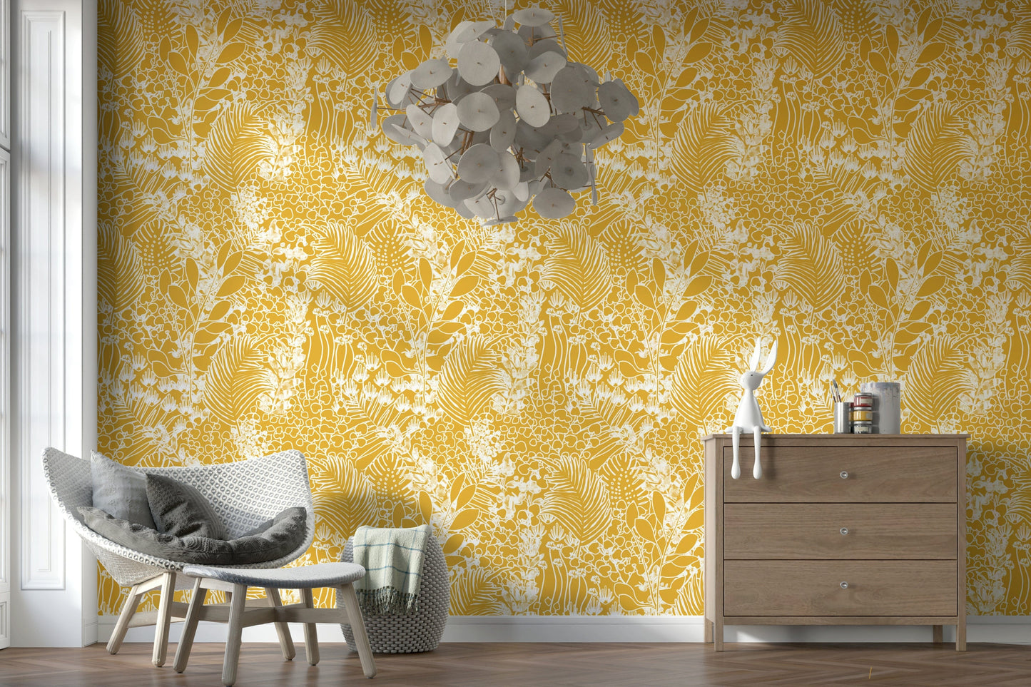 Golden Meadow Dream Tapet