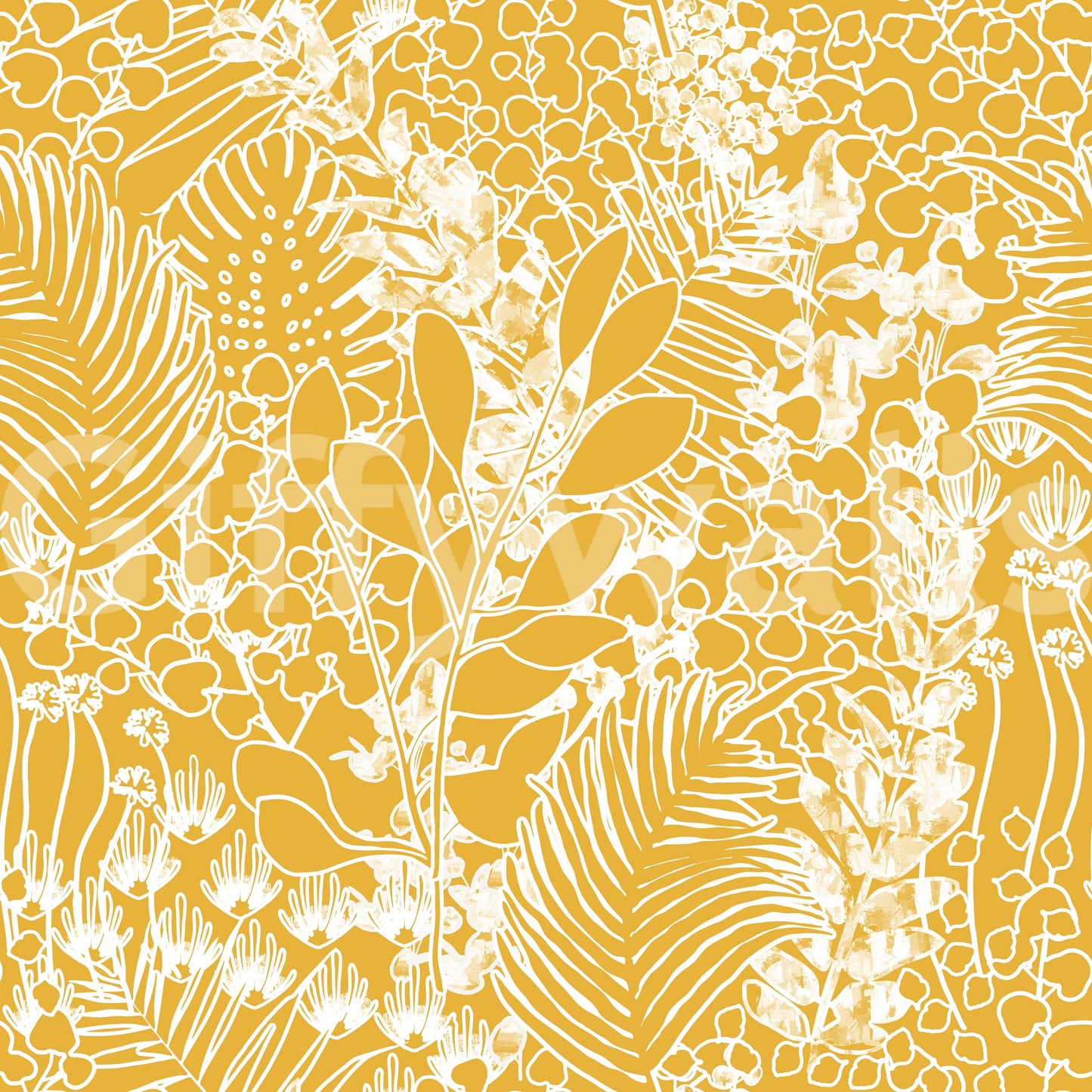 Golden Meadow Dream Tapet