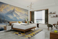 The colors are warm and soft, with golden, yellow, and beige hues.

