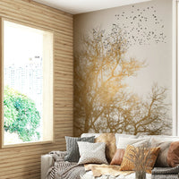 There might be subtle clouds or a clear horizon line.
