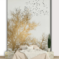 The texture appears smooth and ethereal, like a painted sky.
