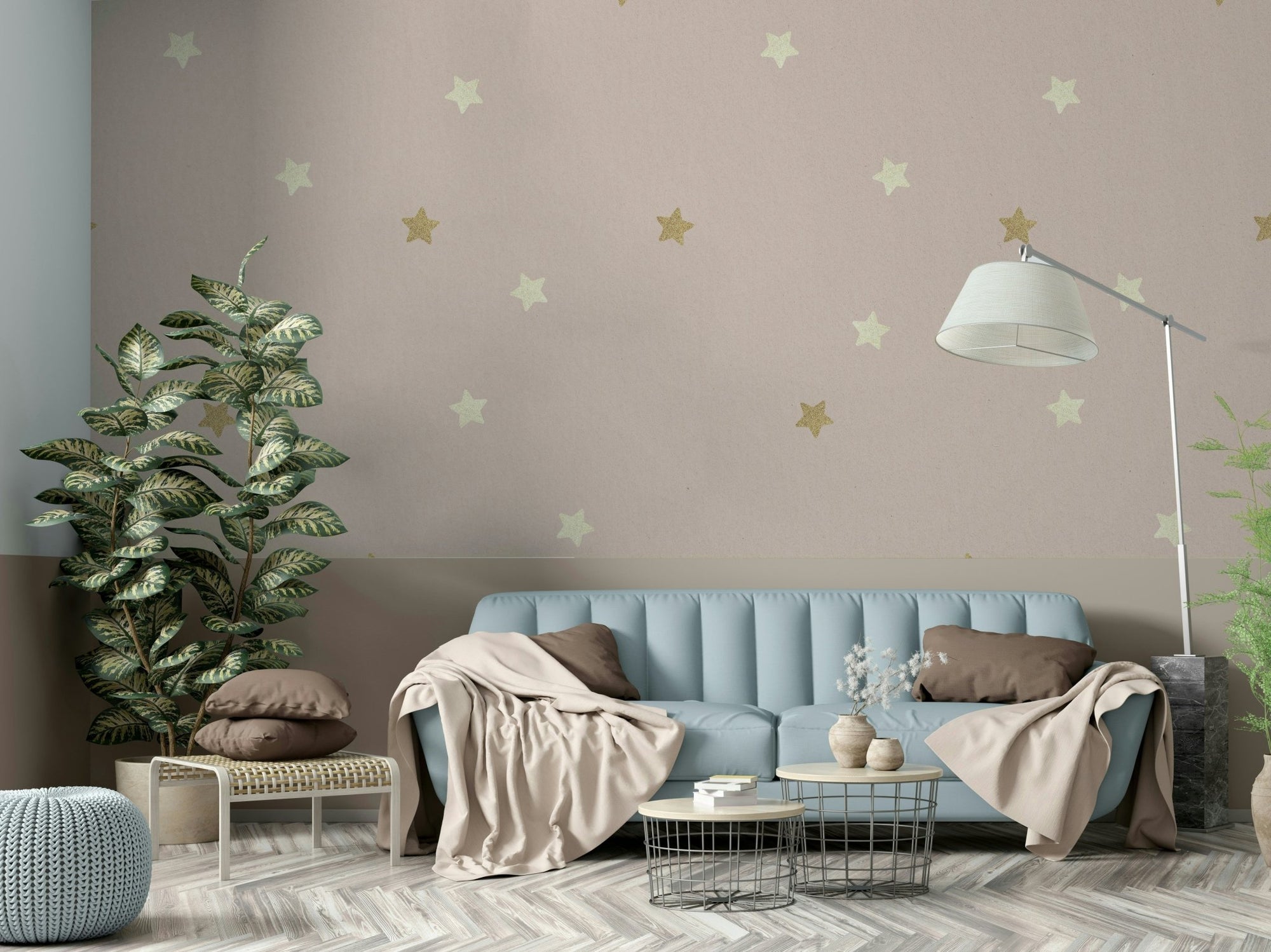 The image has a soft, painted look.

