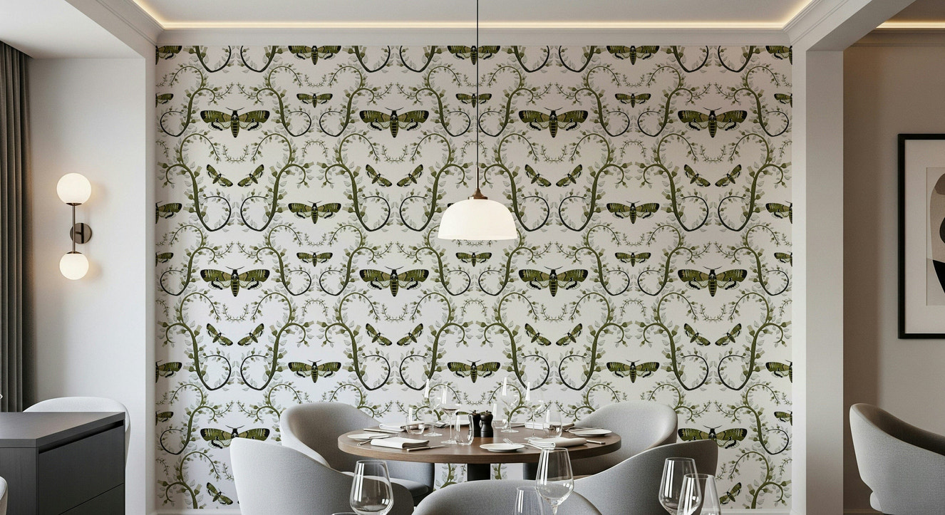 Death's-Head Hawkmoth Garden Wallpaper‚Å†