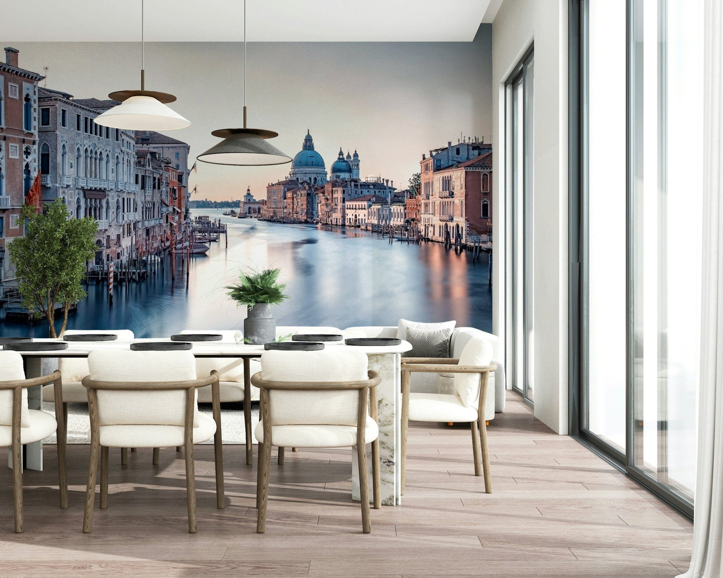 Venice water reflection art, Grand Canal Dreams, smooth water finish.