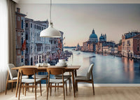 Palazzo facades lining, Grand Canal Dreams, elegant wall covering.