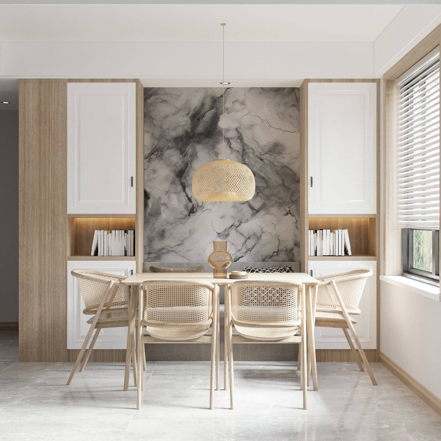 Gray Marble Texture Wall Mural -2566728