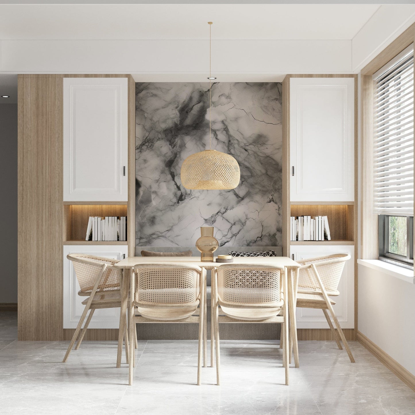 Gray Marble Texture Wall Mural -2566728