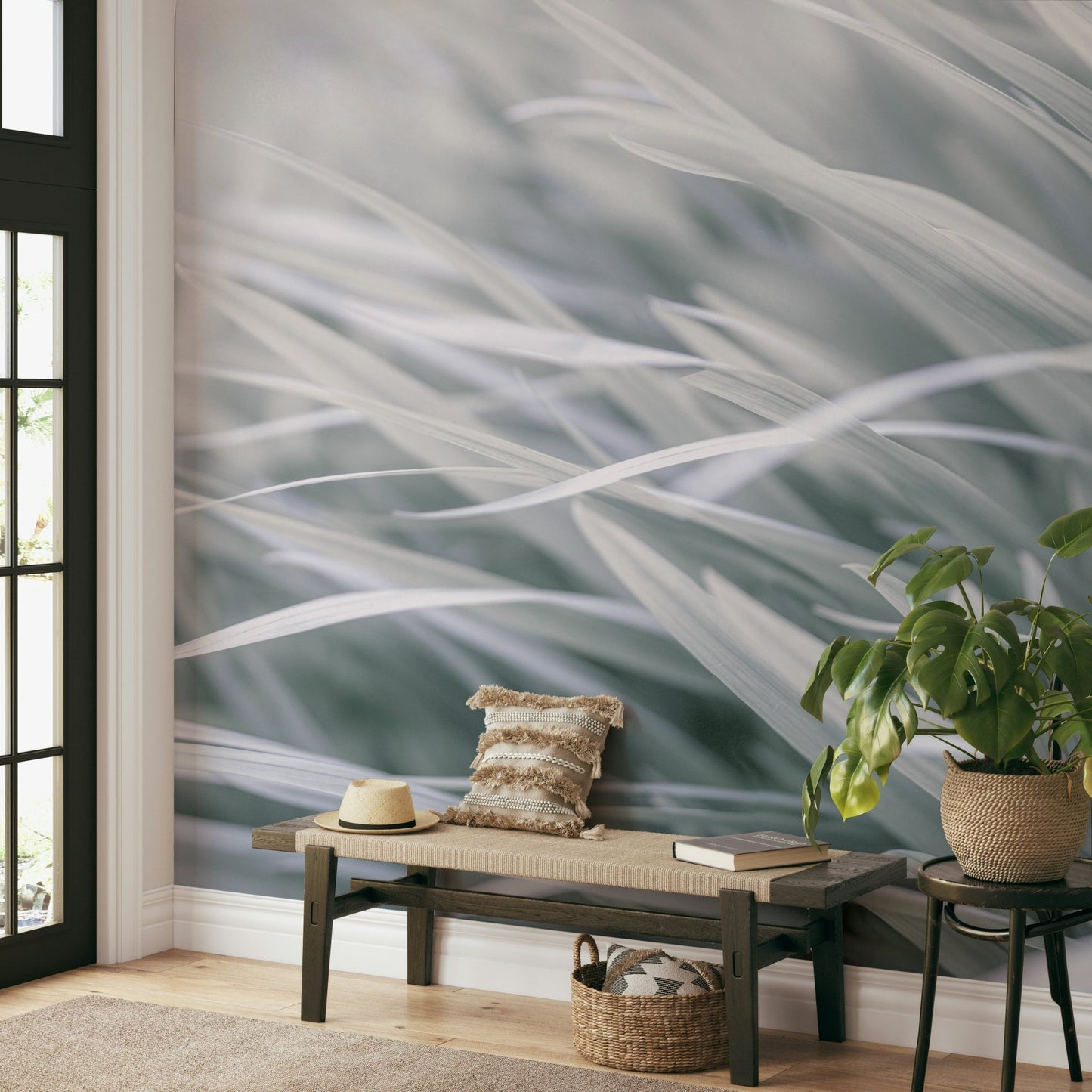 serene nature-themed wall decor

