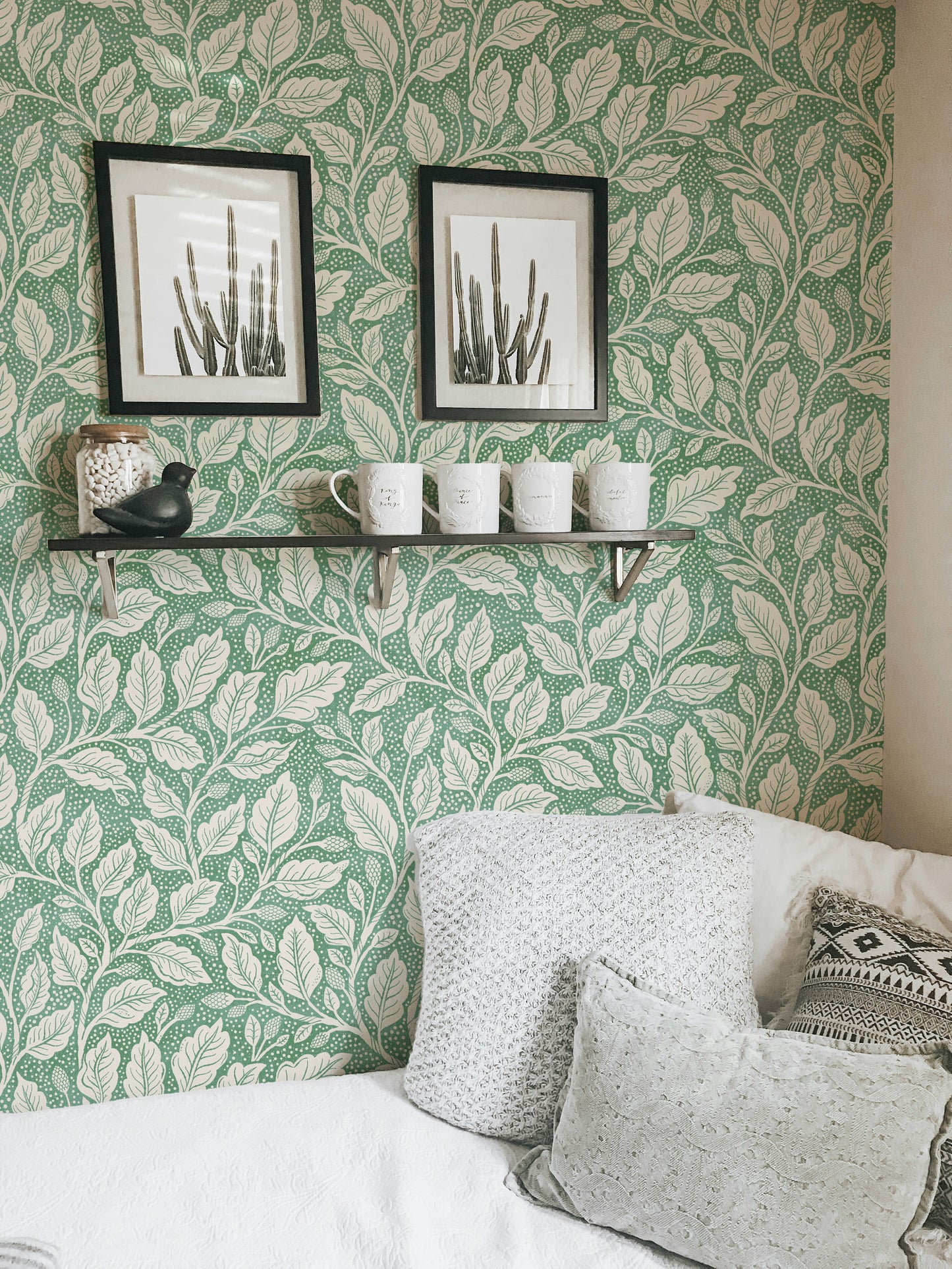 緑の出芽枝の壁紙⁠