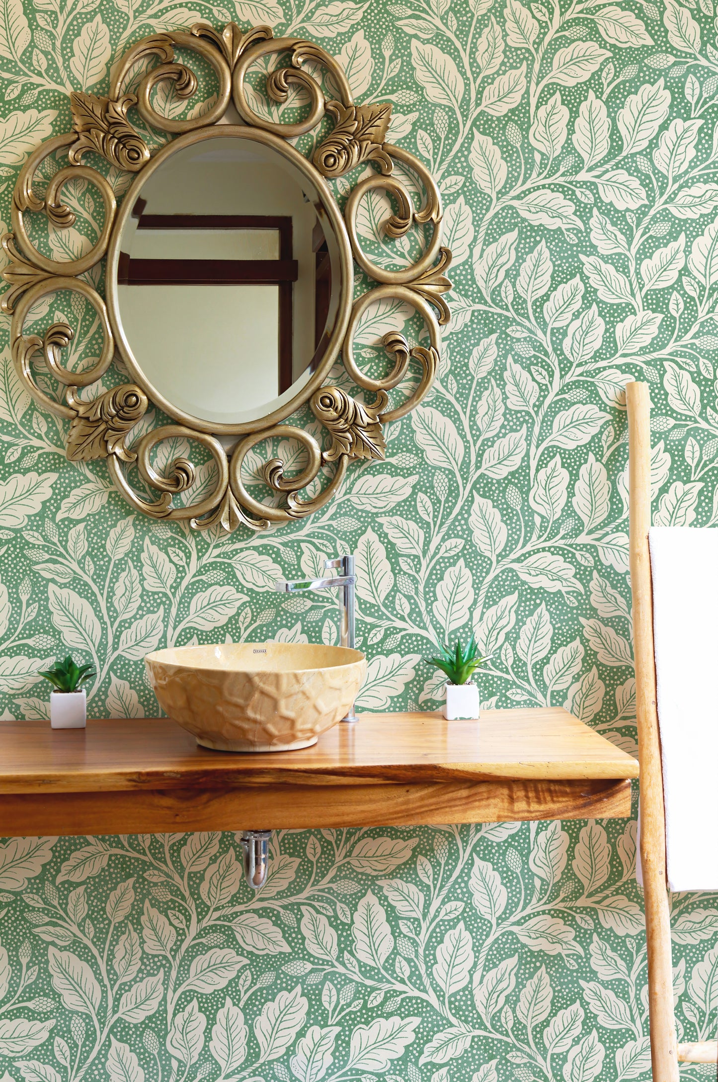 緑の出芽枝の壁紙⁠