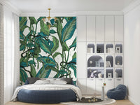 An artistic nature inspired mural for home decor.