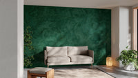 Green Grunge Cement Wallpaper Mural - Giffywalls