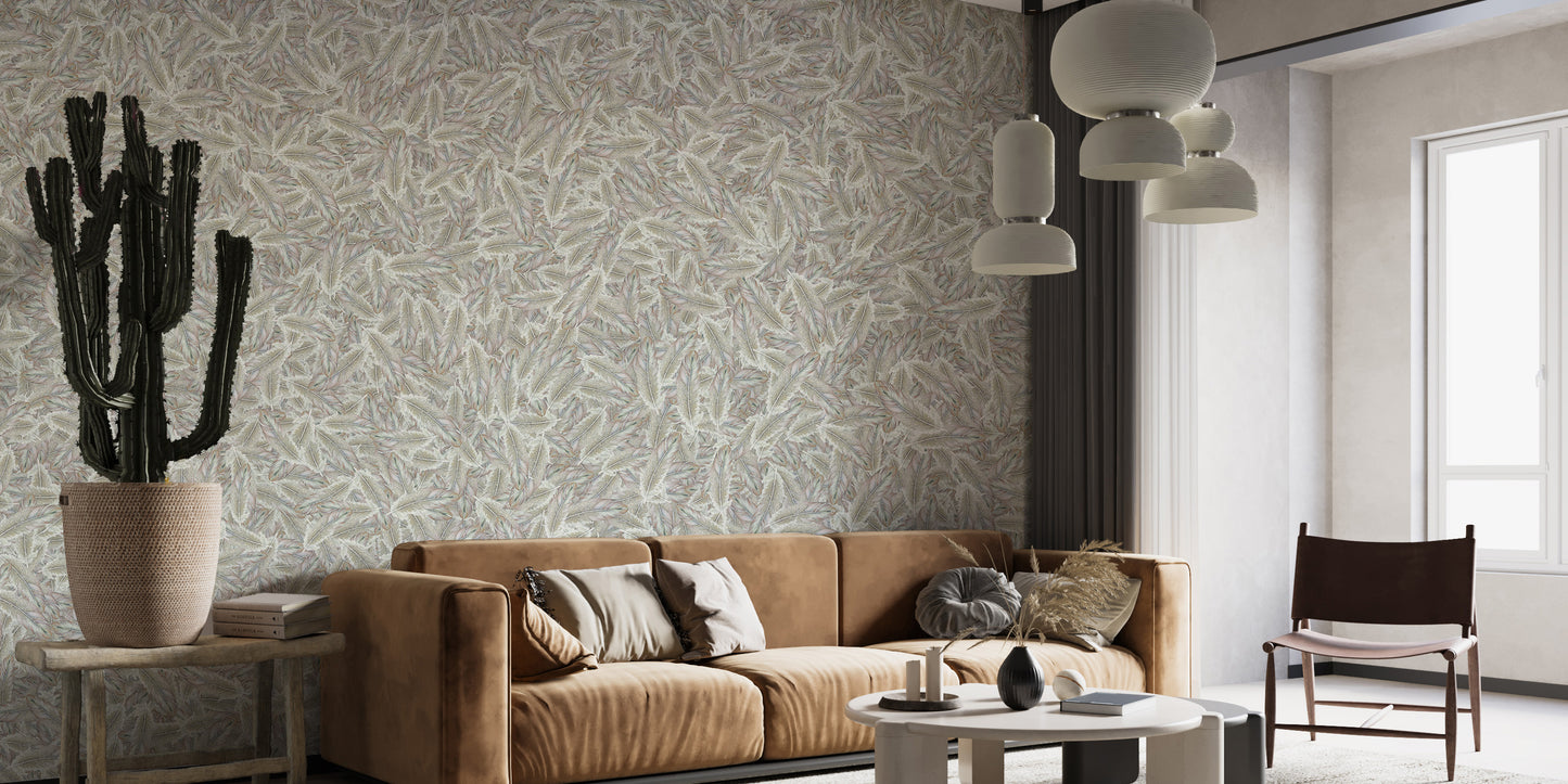 Green Icarus Feathers Wallpaper Murals - Giffywalls