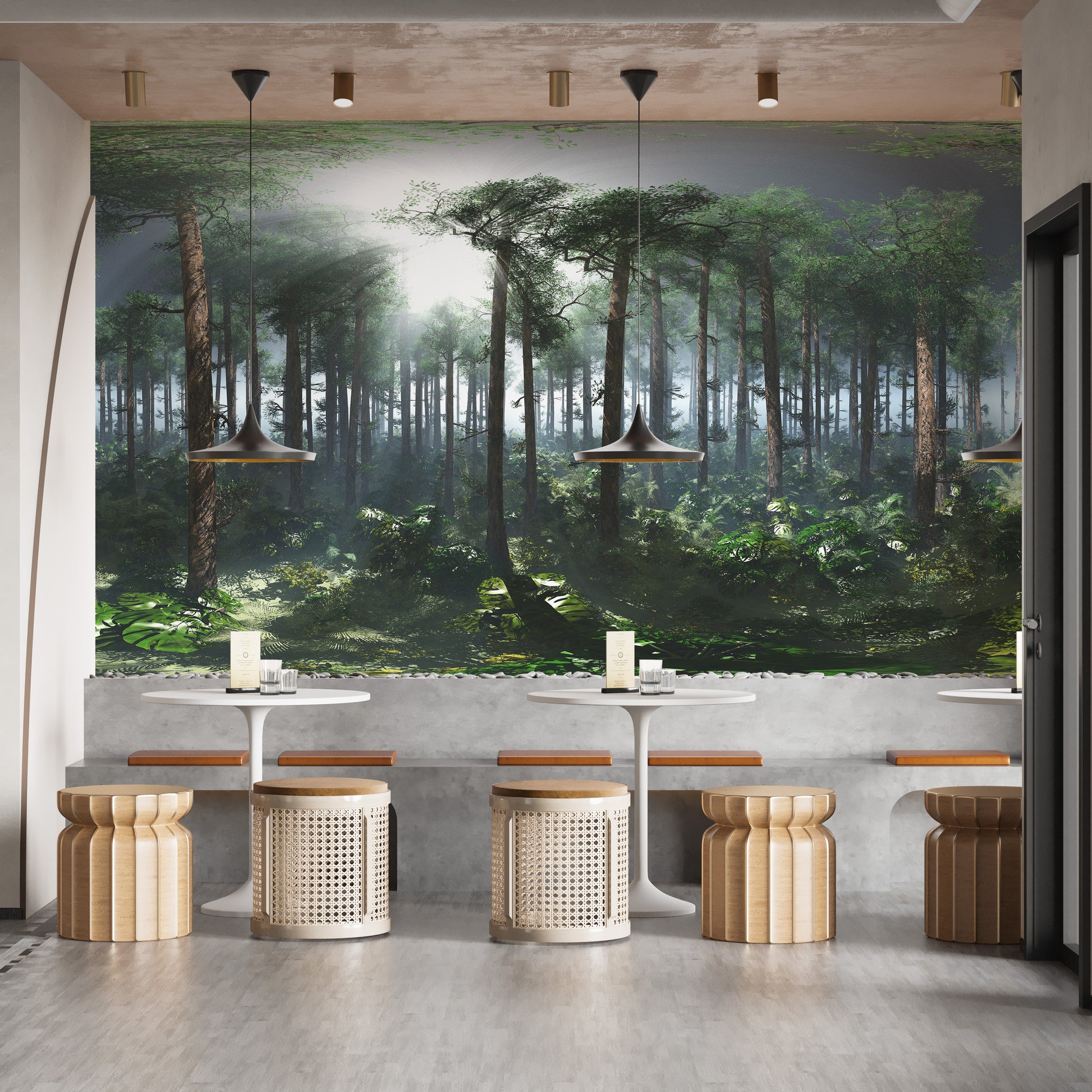 Peel-and-Stick Tropical Wallpaper
