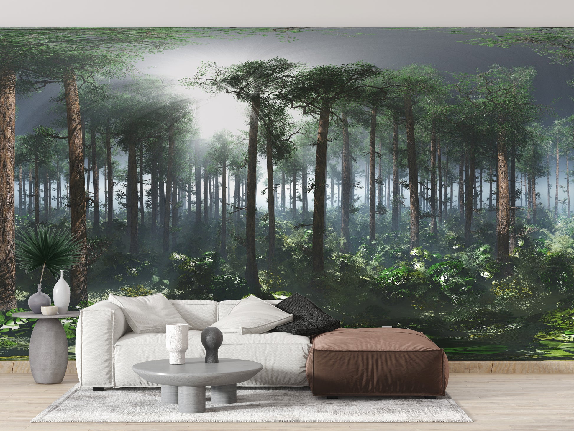 Misty Forest Wall Art
