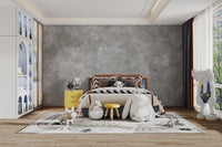 Grey Concrete Texture Wallpaper Mural - Giffywalls