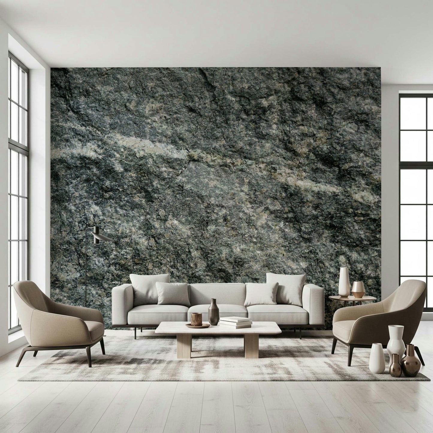 Granite Grey Wall Mural -2566625