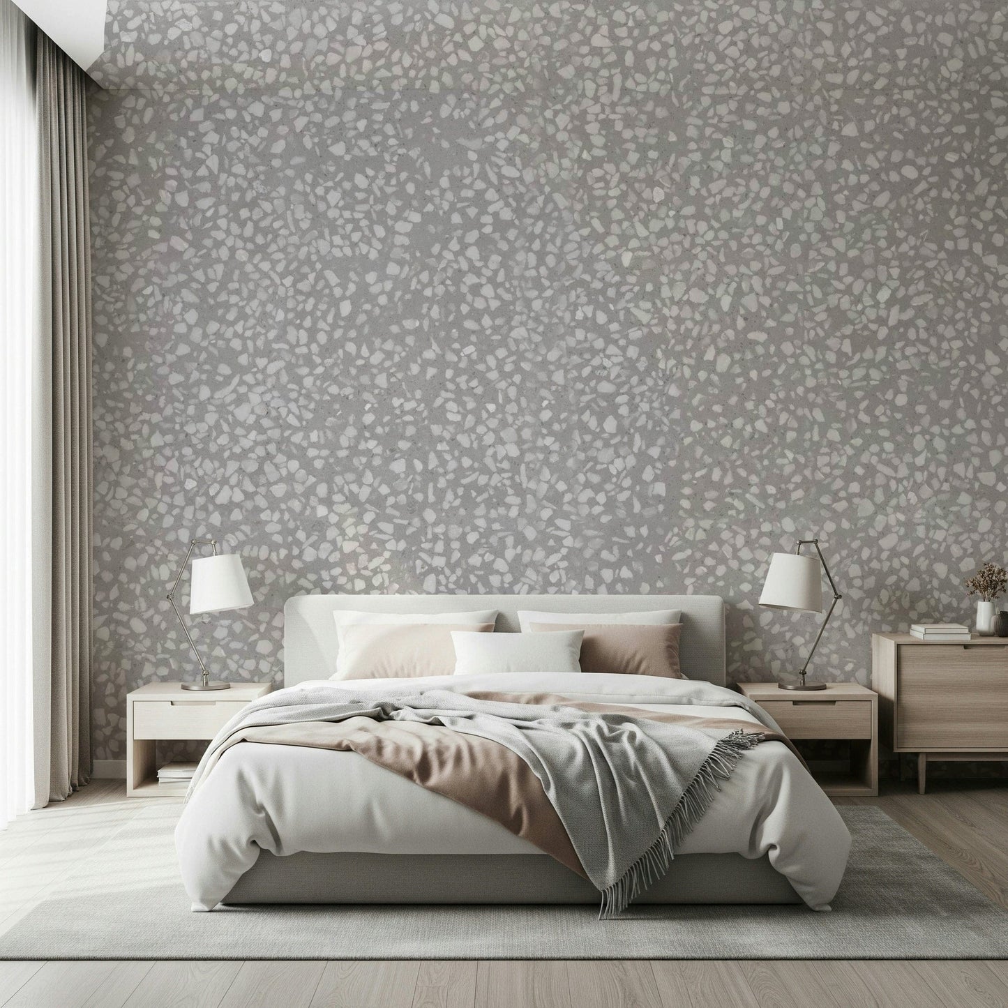 Calm Natural Stone Textures mural sophisticated surface look.