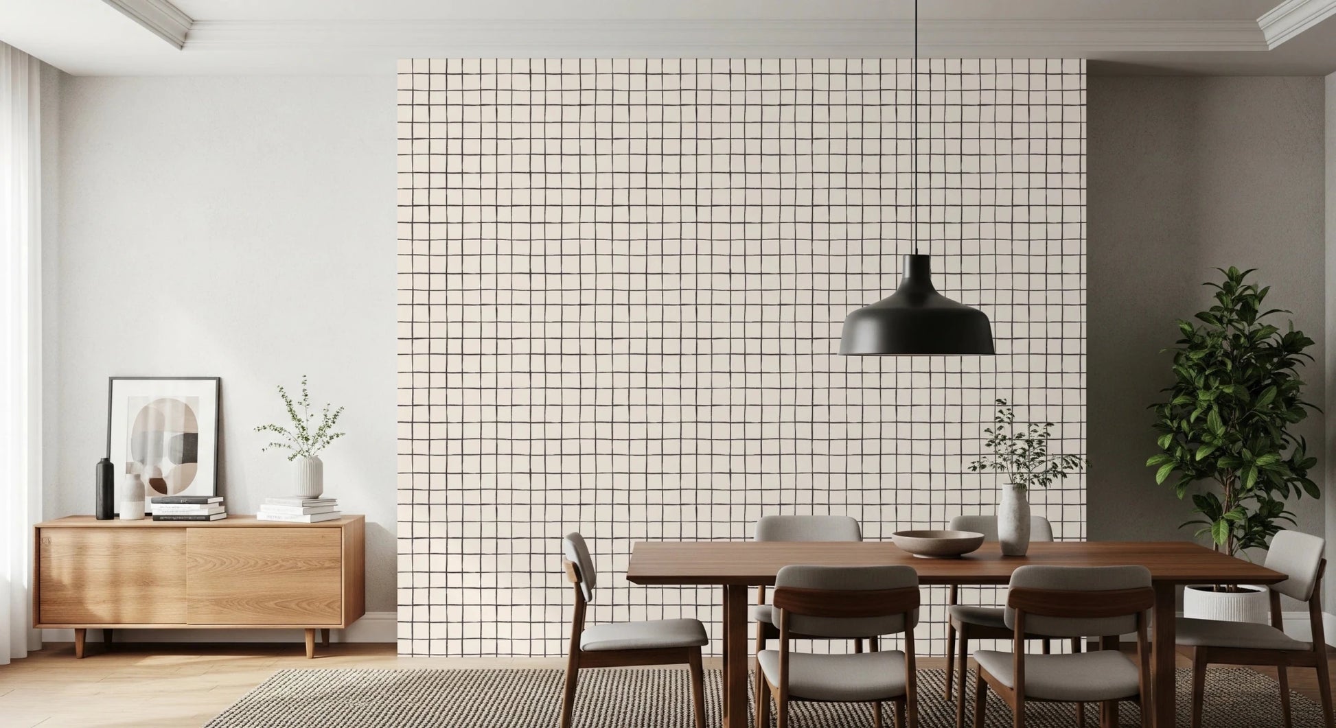 Grid Sketch Wallpaper⁠